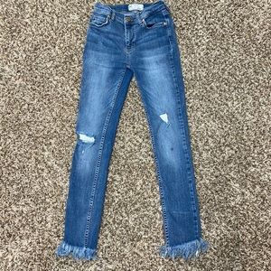 Free People Distressed Skinny Jean